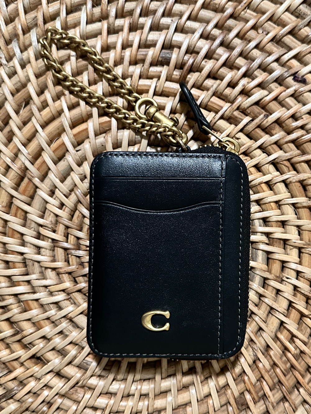 Coach Essential Chain Card Case